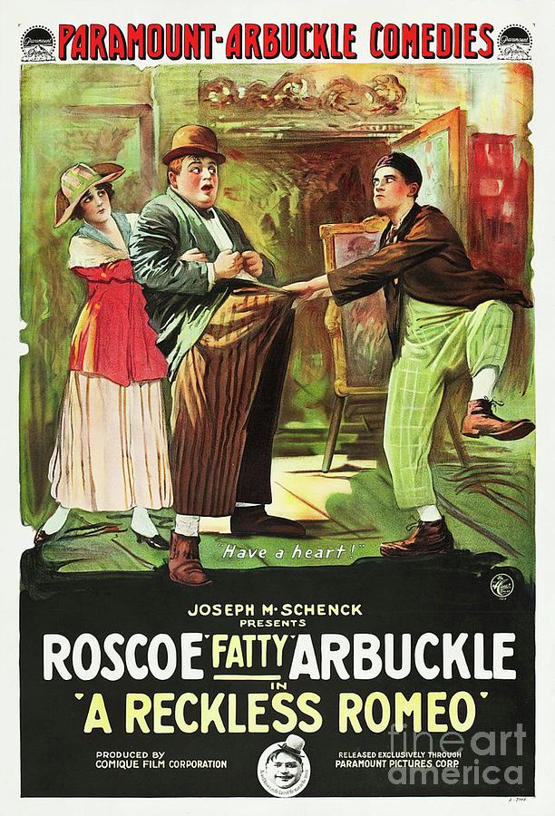 Classic Movie Poster - A Reckless Romeo Painting by Esoterica Art ...