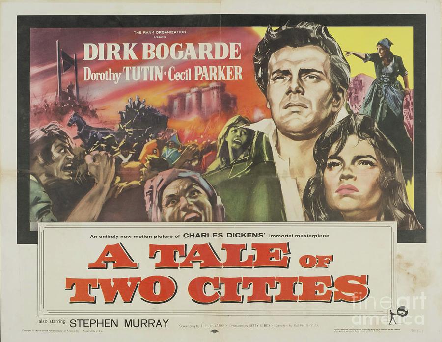 Classic Movie Poster - A Tale of Two Cities Painting by Esoterica Art Agency