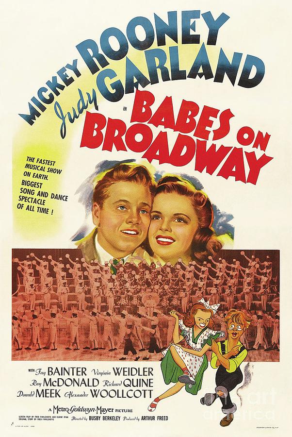 Classic Movie Poster - Babes on Broadway Painting by Esoterica Art Agency