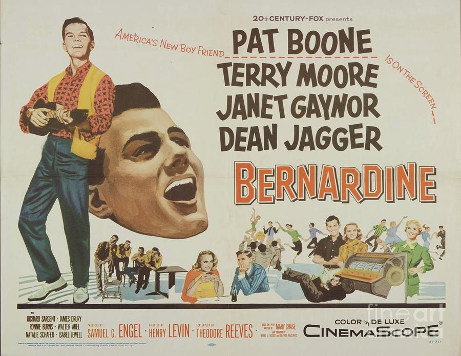 Classic Movie Poster - Bernadine Painting by Esoterica Art Agency