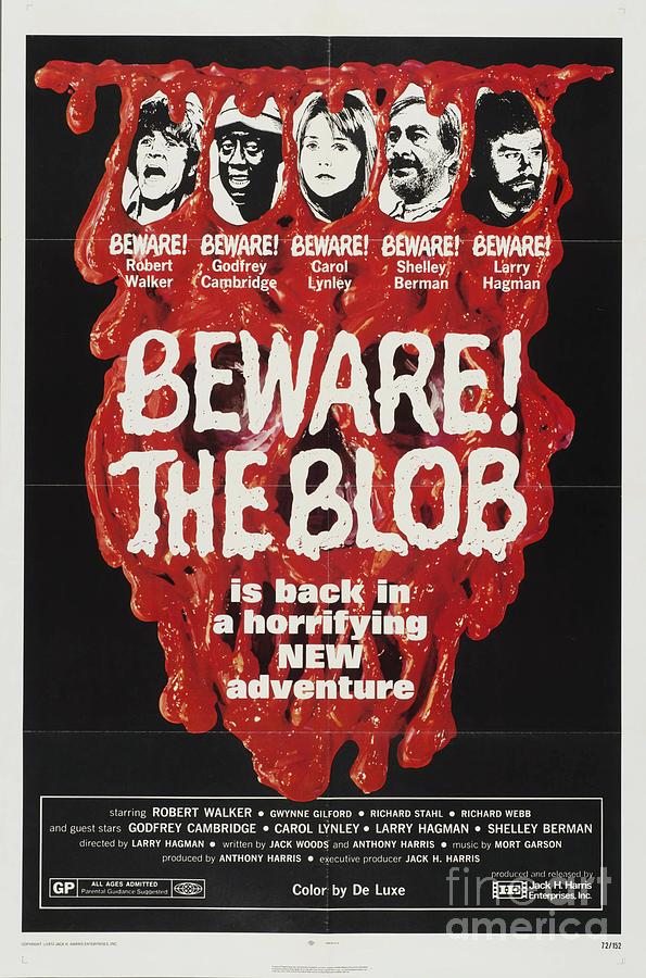 Classic Movie Poster - Beware the Blob Painting by Esoterica Art Agency