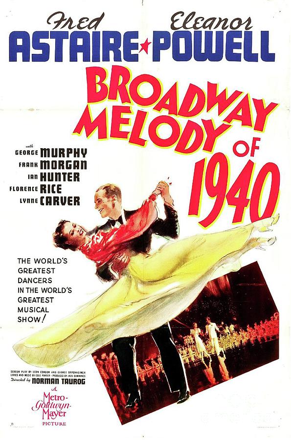 Classic Movie Poster - Broadway Melody of 1940 Painting by Esoterica Art Agency