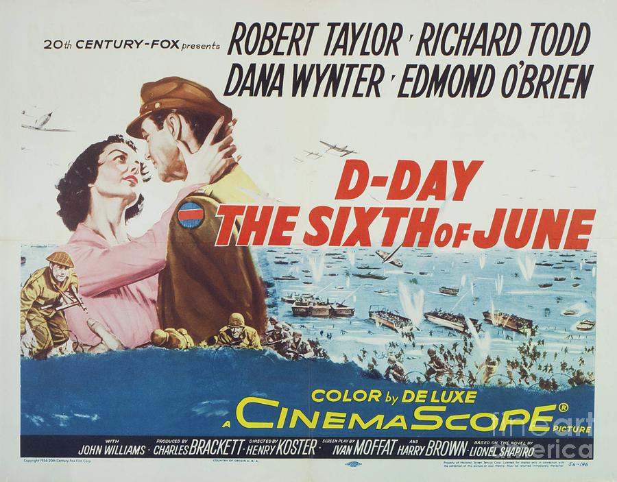 Classic Movie Poster - D-Day The Sixth of June Painting by Esoterica Art Agency