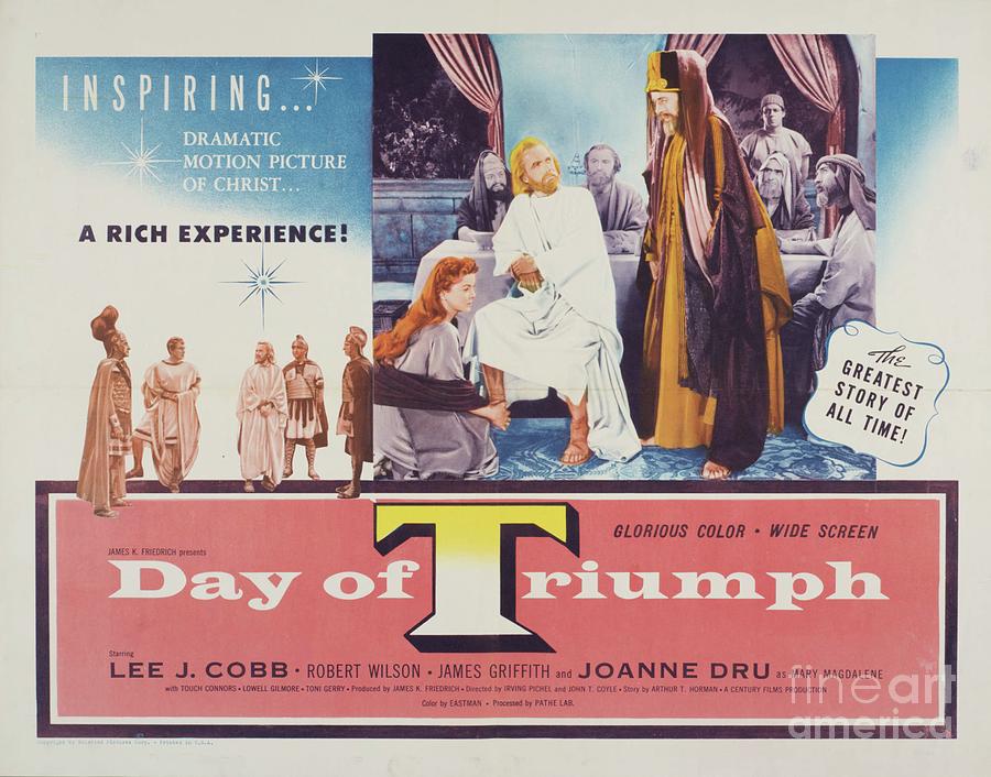 Hollywood Painting - Classic Movie Poster - Day of Triumph by Esoterica Art Agency