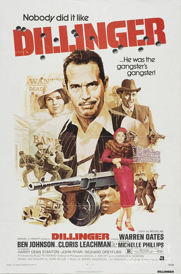 Classic Movie Poster - Dillinger Painting by Esoterica Art Agency