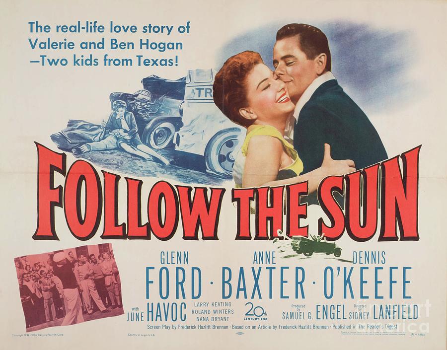 Classic Movie Poster - Follow The Sun Painting by Esoterica Art Agency