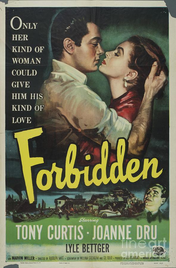 Classic Movie Poster - Forbidden Painting by Esoterica Art Agency