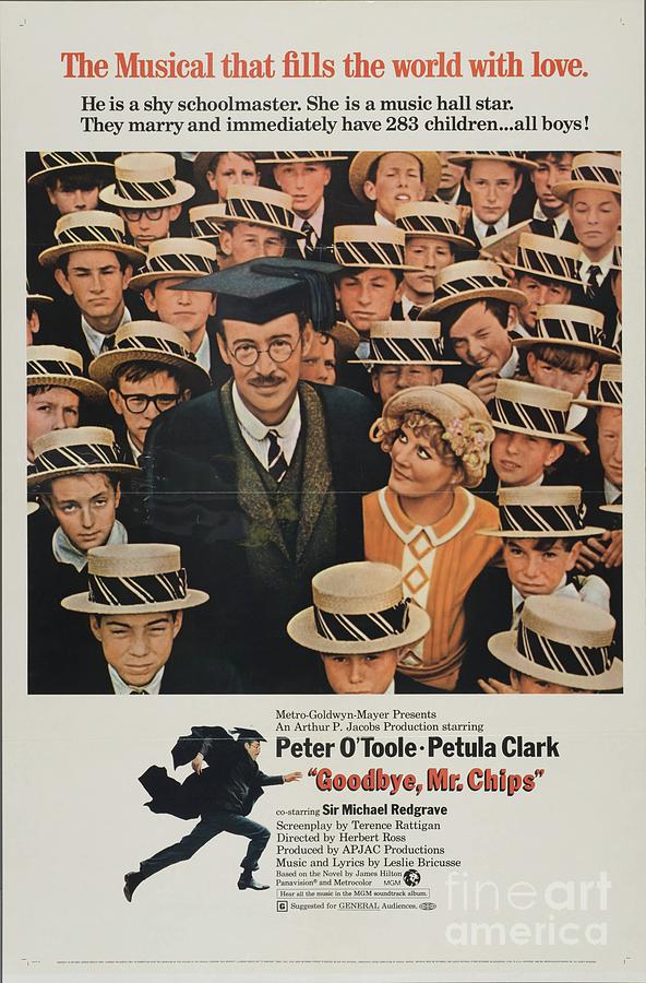 Classic Movie Poster - Goodbye, Mr. Chips Mixed Media by Esoterica Art Agency