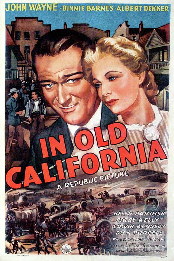 Classic Movie Poster - In Old California Painting by Esoterica Art ...