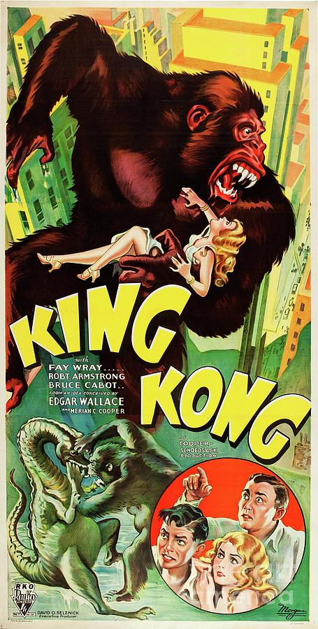 TIN SIGN King Kong Art Painting Movie Poster 
