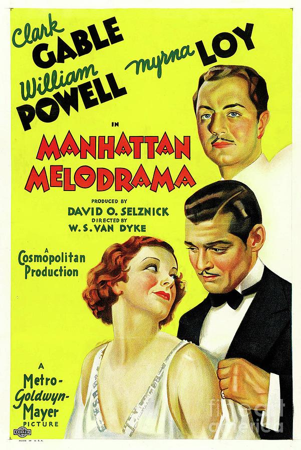 Classic Movie Poster - Manhattan Melodrama Painting