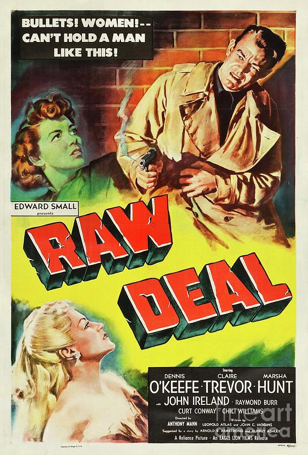 Hollywood Painting - Classic Movie Poster - Raw Deal by Esoterica Art Agency
