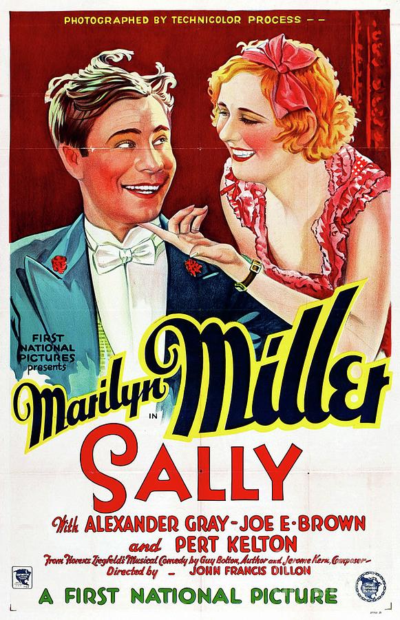 Classic Movie Poster - Sally Painting by Esoterica Art Agency - Fine ...