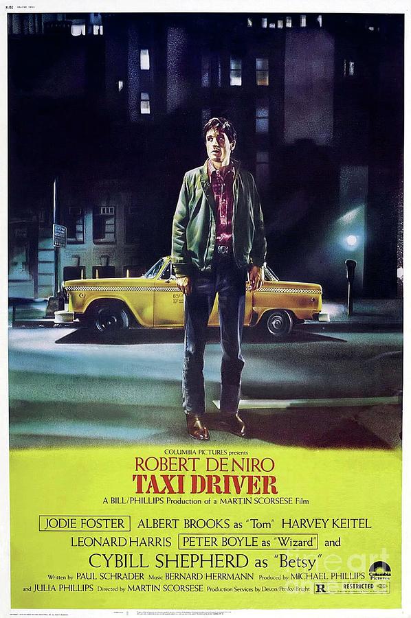 Classic Movie Poster - Taxi Driver Painting by Esoterica Art Agency