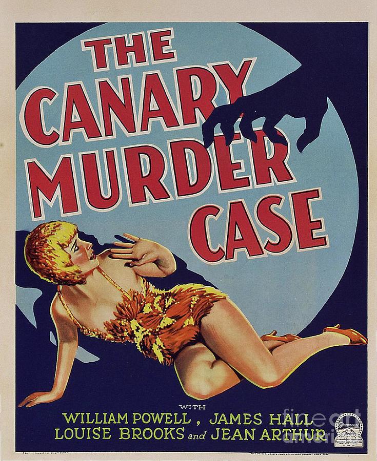 Classic Movie Poster - The Canary Murder Case Painting
