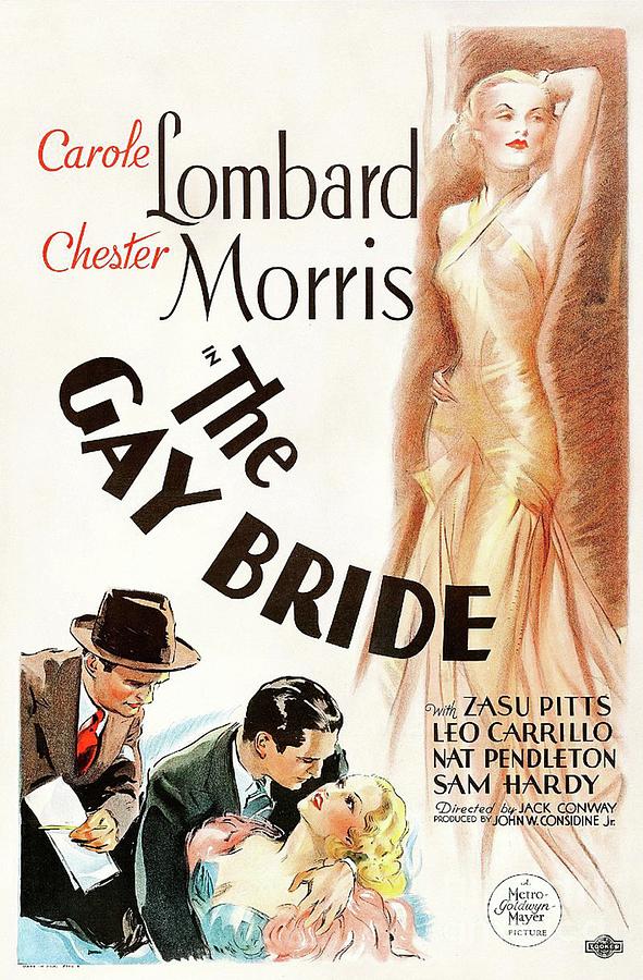 Classic Movie Poster - The Gay Bride Painting