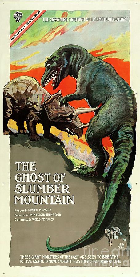 Classic Movie Poster - The Ghost of Slumber Mountain Painting by Esoterica Art Agency