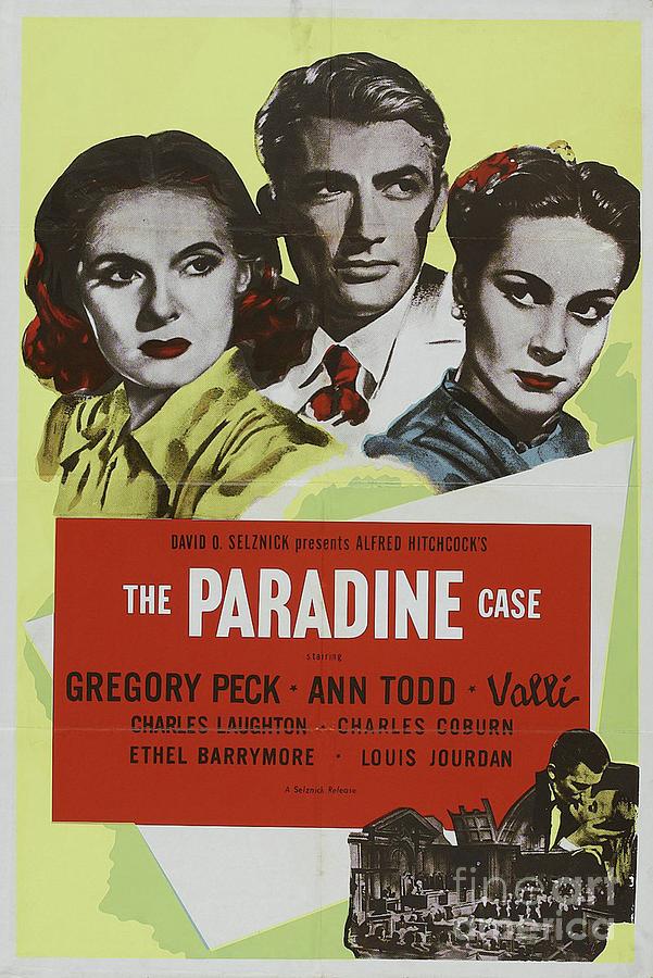 Hollywood Painting - Classic Movie Poster - The Paradine Case by Esoterica Art Agency