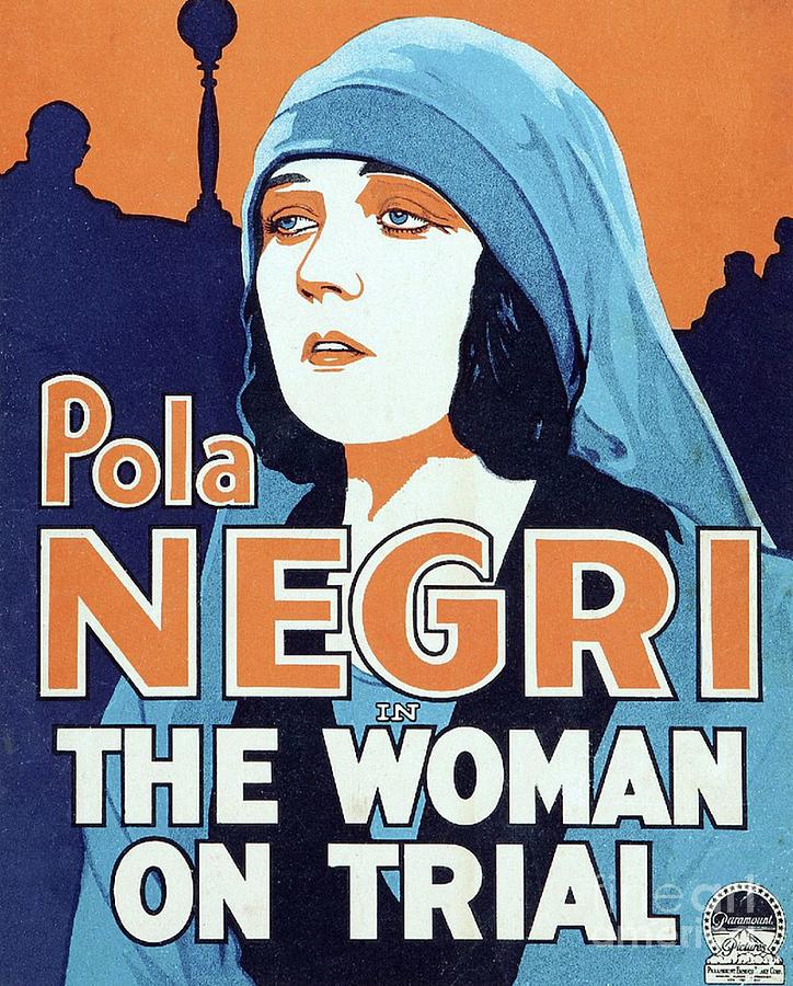 Classic Movie Poster - The Woman on Trial Painting by Esoterica Art Agency