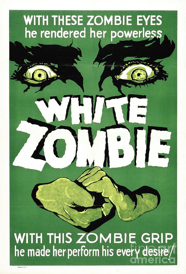 Classic Movie Poster - White Zombie Painting