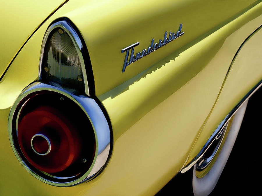 Car Digital Art - 1955 Thunderbird by Douglas Pittman