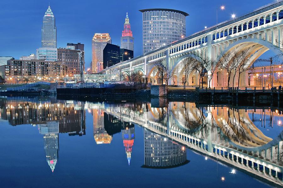 Classic View of Cleveland Photograph by Frozen in Time Fine Art Photography