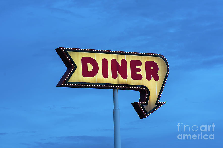 Classic Vintage Diner Sign Photograph by James BO Insogna
