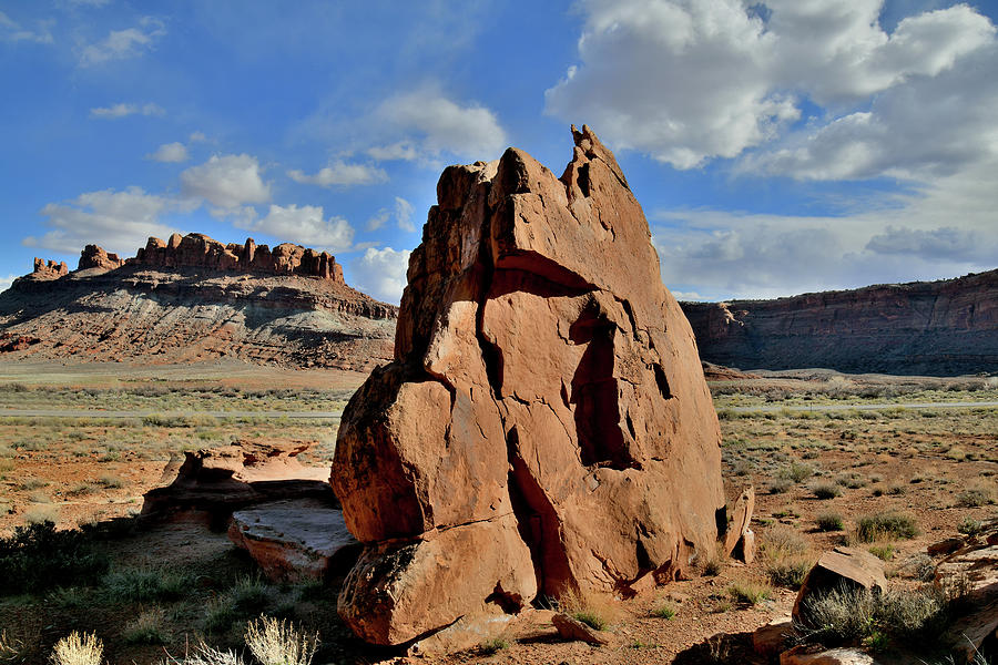 Classic Western Landscape along Utah 313 Photograph by Ray Mathis