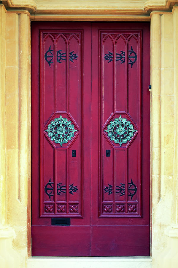 Classical Door In Mdina Photograph by Sensorspot