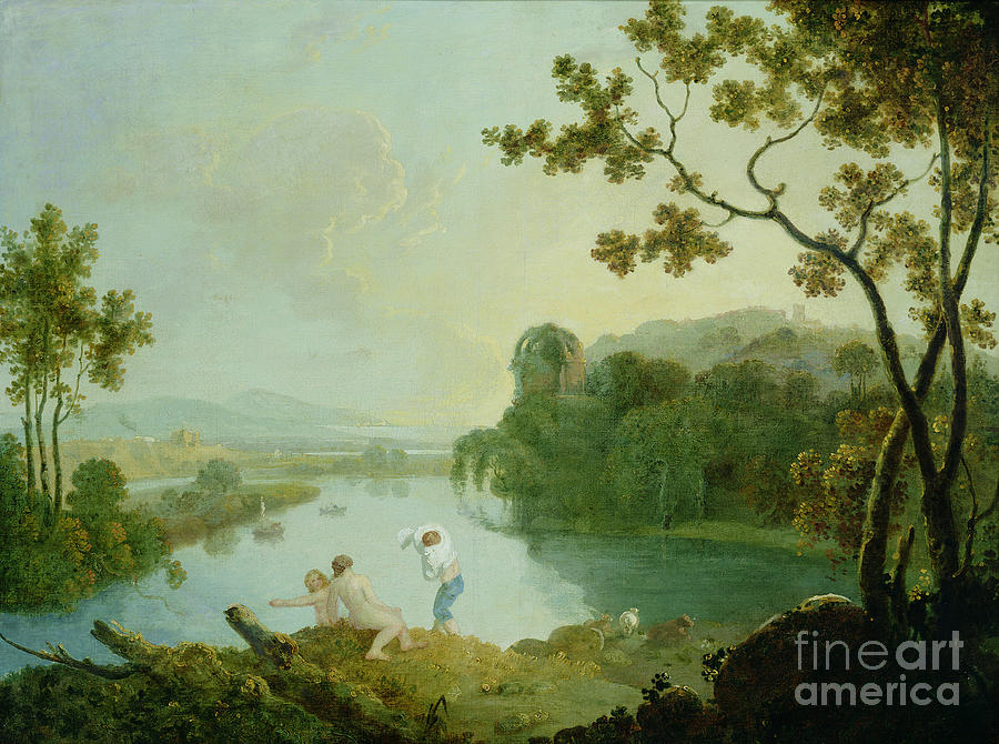 Classical Landscape By Richard Wilson Painting by Richard Wilson