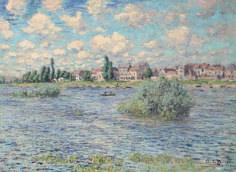 Claude Monet 1840-1926 The Seine At Lavacourt Painting By Celestial 