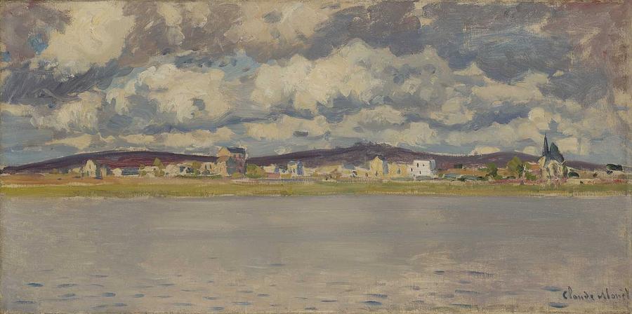 Claude Monet 1840 - 1926 View Of Argenteuil Painting