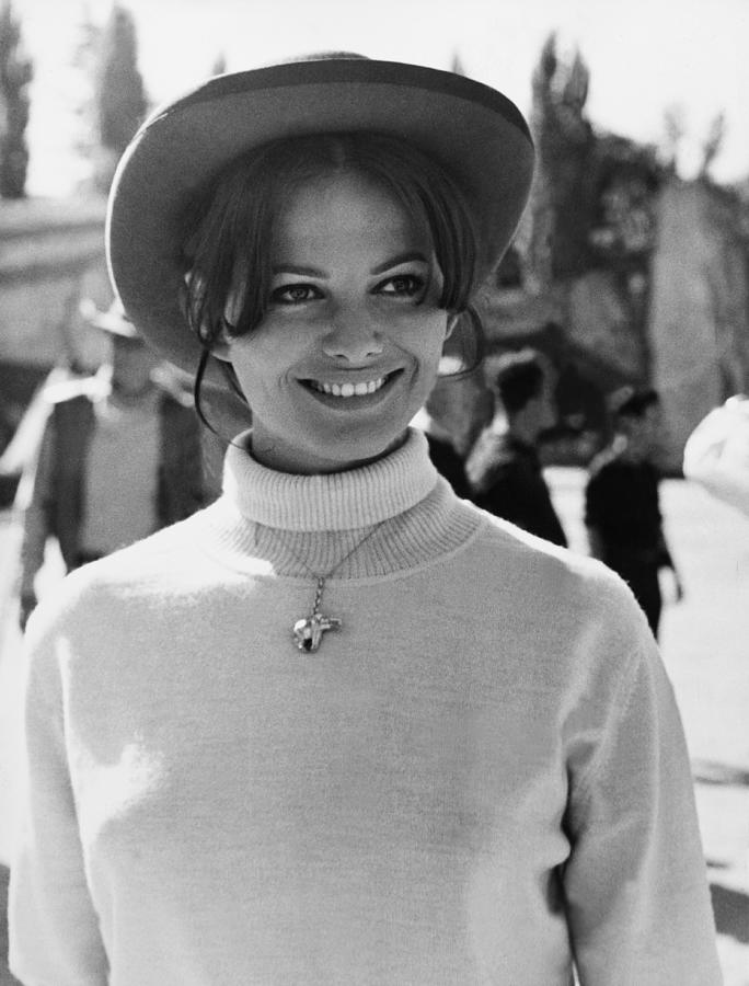 Claudia Cardinale Portrait In Rome Photograph by Keystone-france