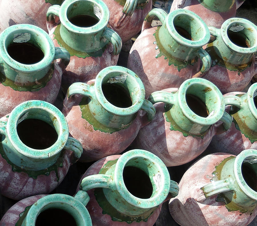 Vase Photograph - Clay Pots by Karen Williams