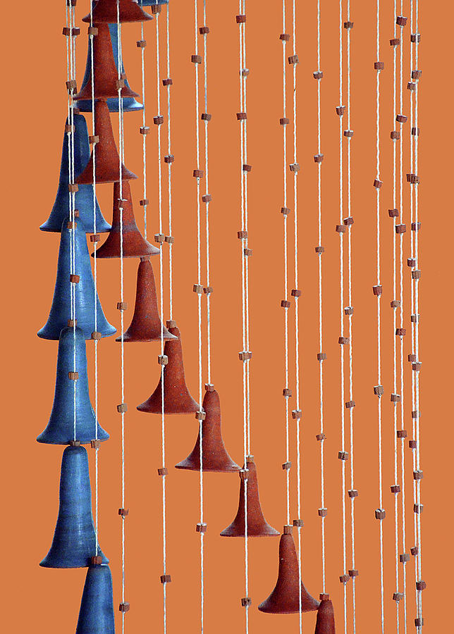 Clay Wind Chimes Photograph by Bill Cain
