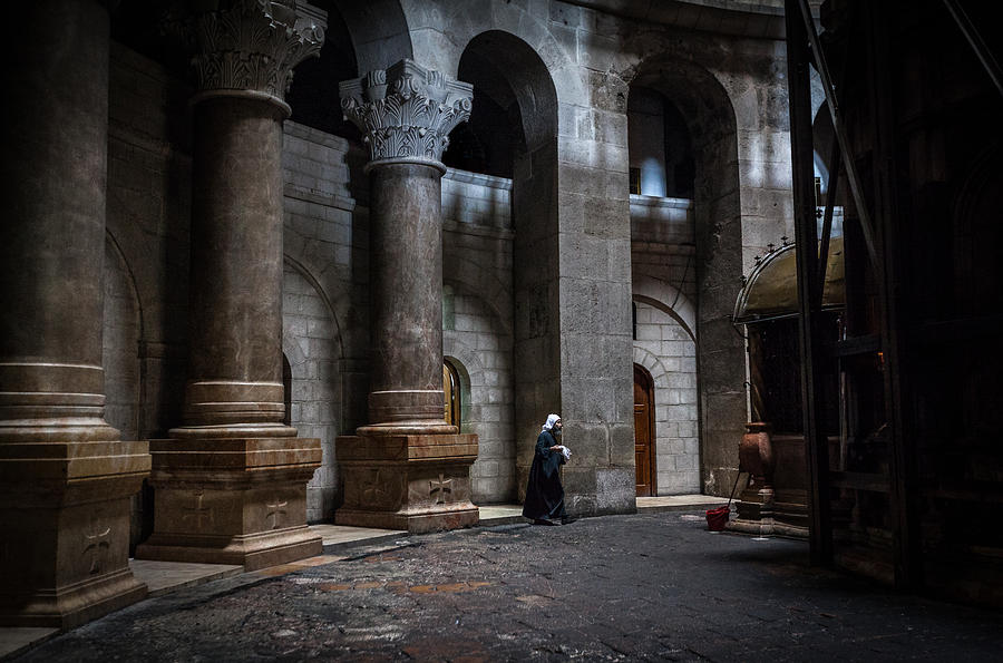 Church Photograph - Cleaning Day by Tomer Eliash