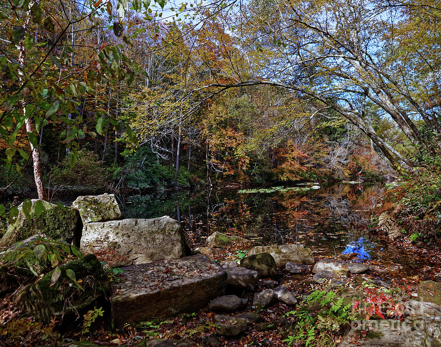 Clear Creek Fall Photograph by Paul Mashburn