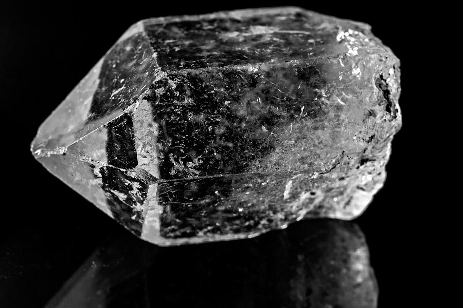 Clear Quartz Crystal Photograph by Lonnie Paulson