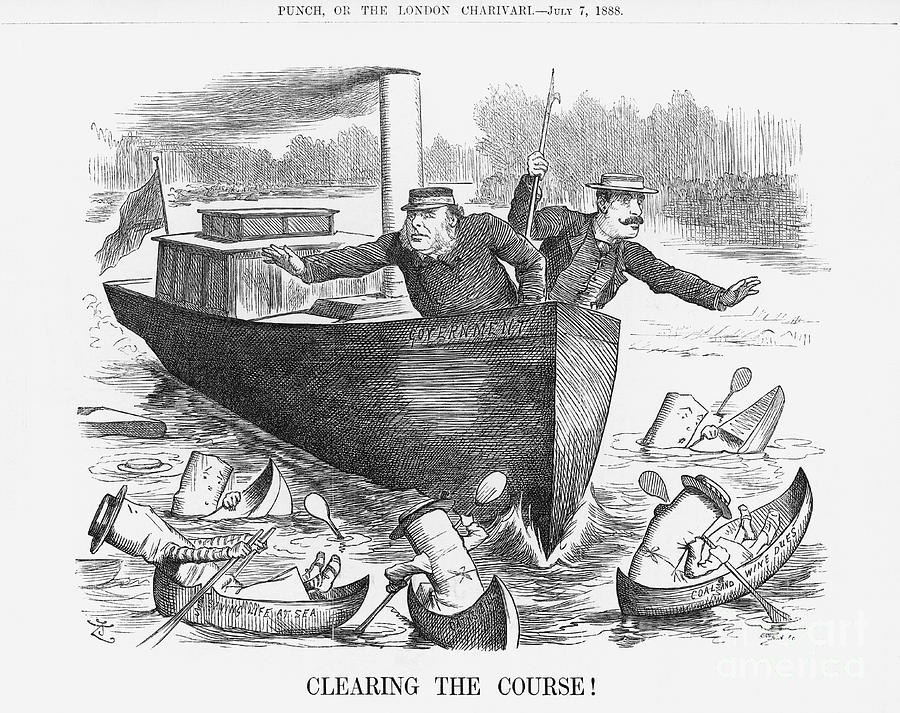 Clearing The Course, July 7, 1888 Drawing by Print Collector