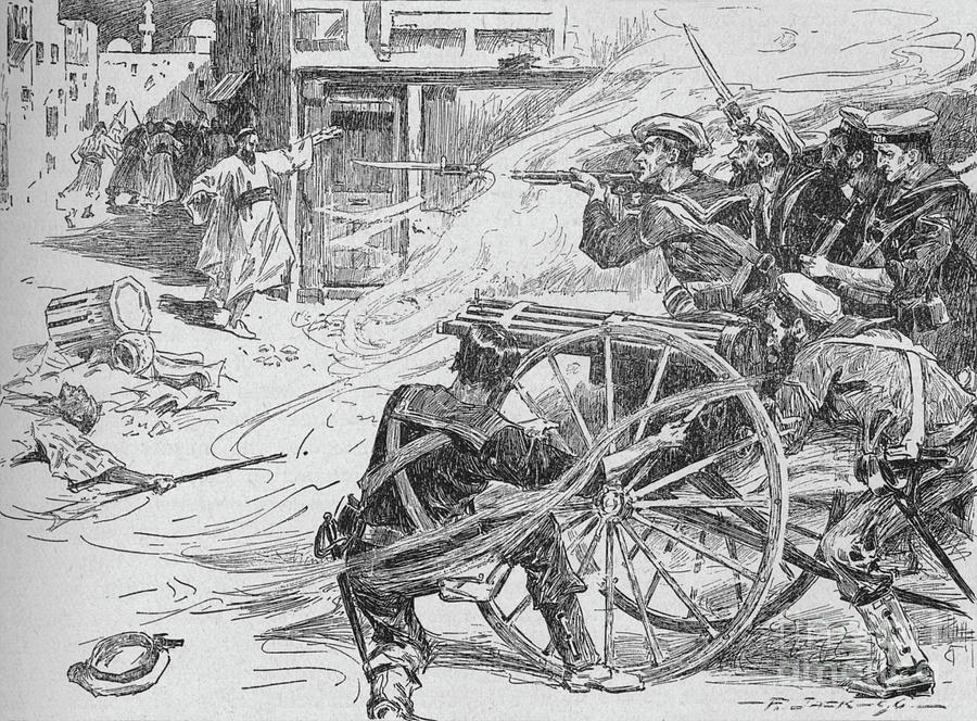 Clearing The Streets Of Alexandria Drawing by Print Collector