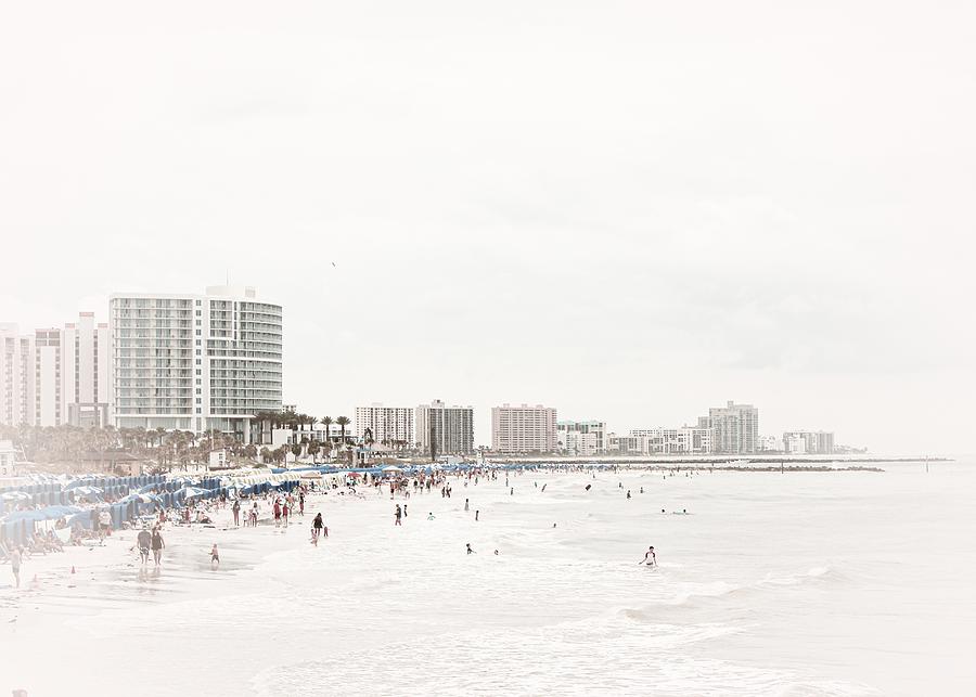 Clearwater Beach Scene Photograph By Mary Pille Fine Art America