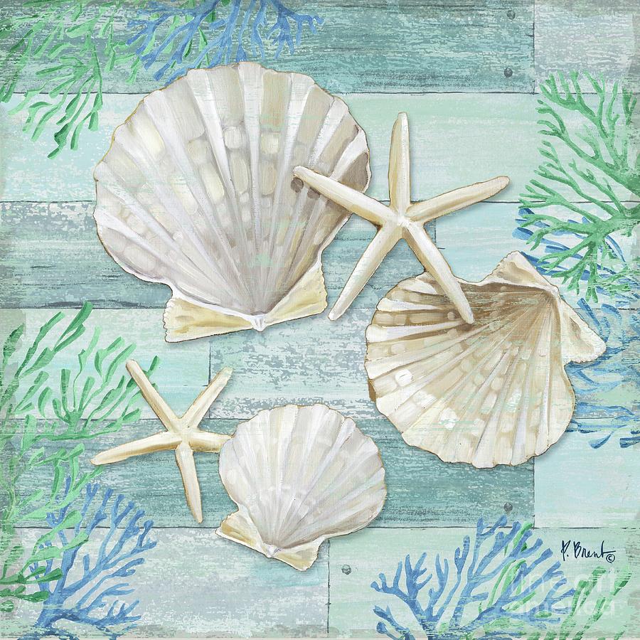 Clearwater Shells IV Painting by Paul Brent