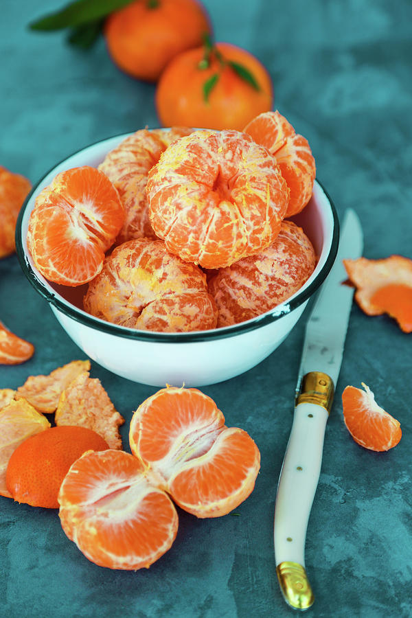 Clementines Without Peel Photograph by Claudia Gargioni
