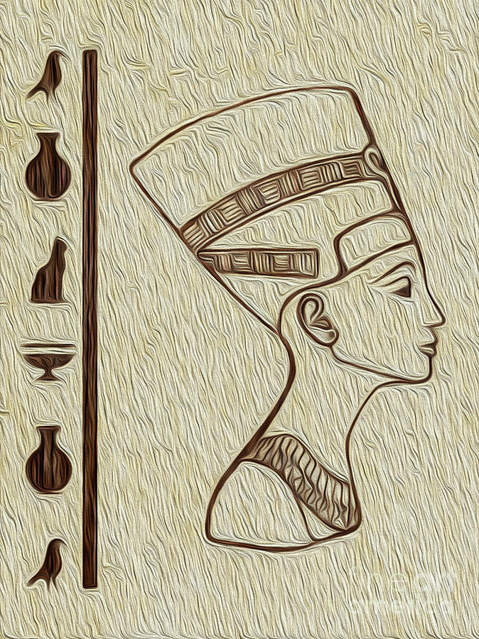Cleopatra Egyptian Fine Art Digital Art by Kenneth Montgomery