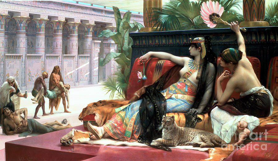 Cleopatra Testing Poisons On Those Drawing by Print Collector