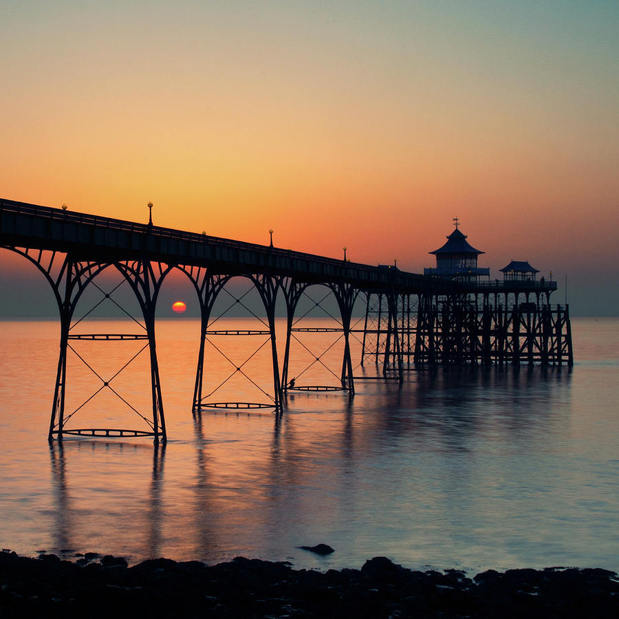 Clevedon Pier Photograph by Martin Turner