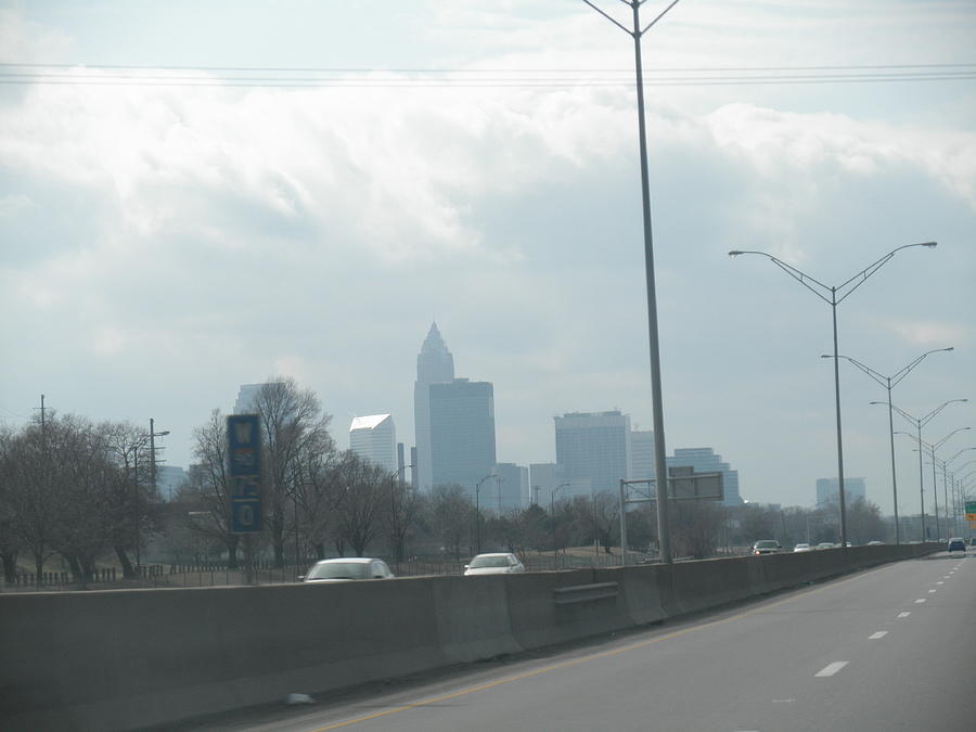 Cleveland from the Highway Photograph by Barbara Keith