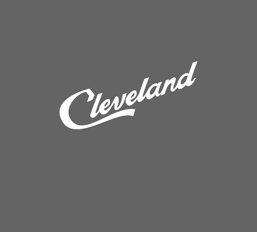 Cleveland Script Logo Cleveland Ohio Hoodie Digital Art by Pham Michael ...