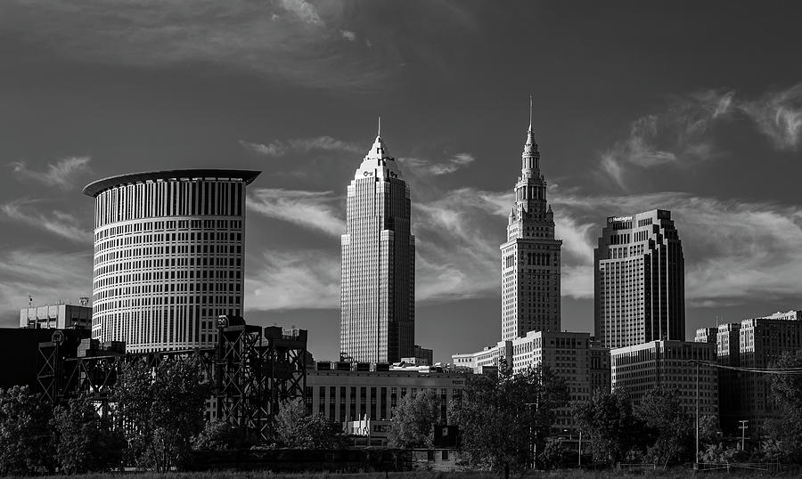 Cleveland Skyscrapers Photograph by Dale Kincaid