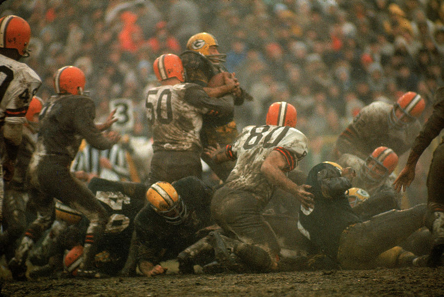 Cleveland Browns Photograph - Cleveland vs. Green Bay by Art Rickerby